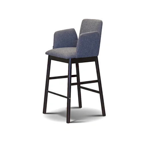 Кресло барное Ferri. Стиль Современный. Материал Бук. Выполнен в стиле: modern, ar_deco, minimalism, japandi. ID-2