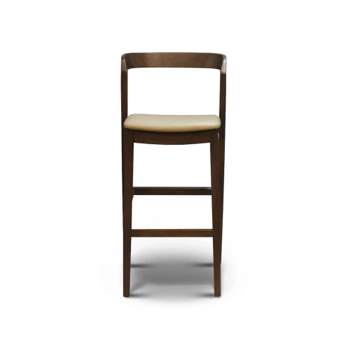Стул барный Flou. Стиль Современный. Материал основания Бук. Материал Кожа. Выполнен в стиле: modern, retro, grunge, constructivism, bauhaus. ID-1