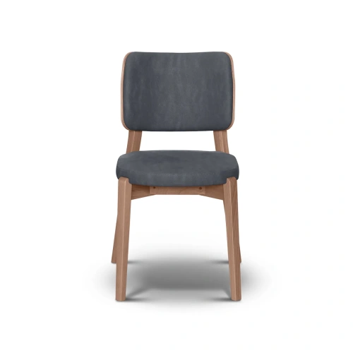 Стул из массива бука Octavio wood2. Обитый тканью с наполнителем создают ощущение надежности и комфорта