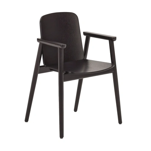 Reflex wood - современная модель деревянного стула с подлокотником серии Reflex