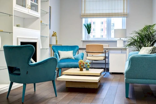 Стиль интерьера Ар-деко и Тиффани два кресла Koko 