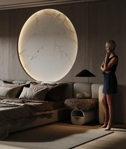 Прикроватная тумбочка "Лос-Анджелес" В спальнях современного классического дизайна В апартаментах boutique-отелей