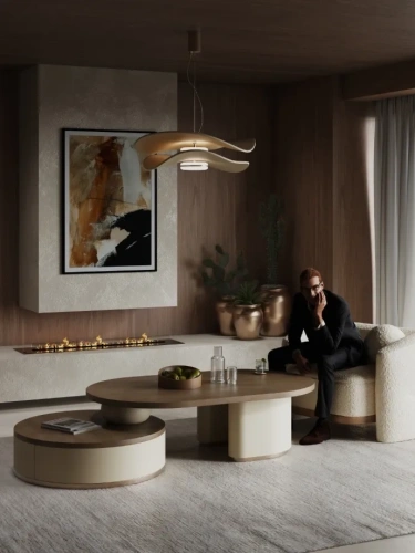Дизайнерский журнальный стол «Дюна» — органичная эстетика в современном интерьере гостиной