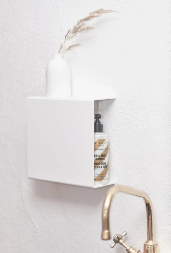 Двухуровневая металлическая полка MyOry Solly над мойкой