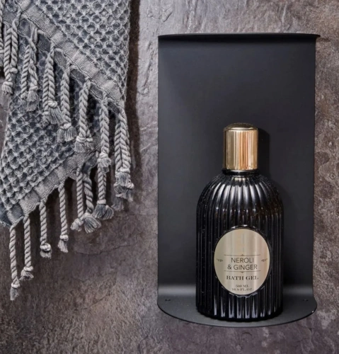 Изящная полка MyOry Lum с двумя ярусами. Для флаконов, духов, свечей