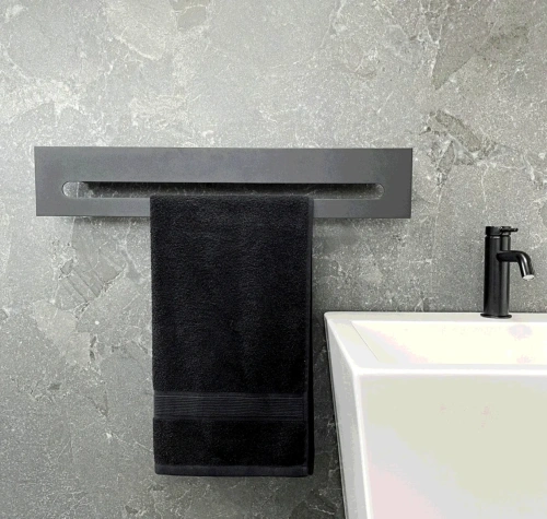 Металлическая полка MyOry Towel Civet  С вырезом для полотенца | Для ванной и кухни