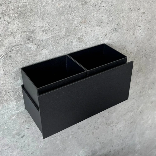 Полка MyOry Azaly с высотой стенок 9 см, несколькими отсеками и сливными отверстиями