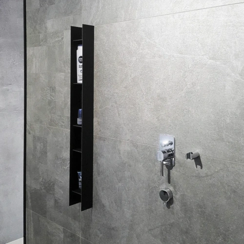 Многоуровневая полка-стеллаж MyOry Cotur | Вертикальная система хранения | Для ванной и душевой