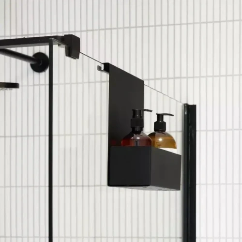 Металлическая полка MyOry Shower One для душевой установка без креплений