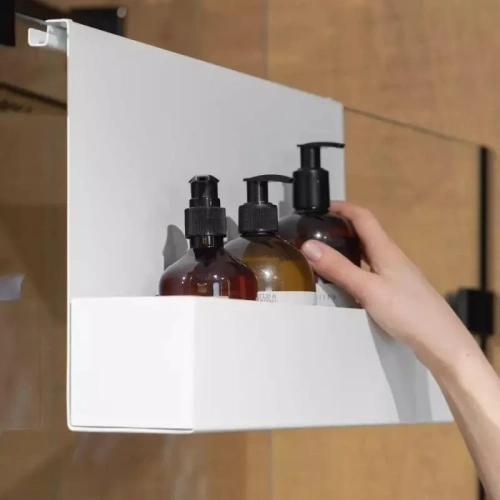 Металлическая полка MyOry Shower One для душевой для банок шампуня