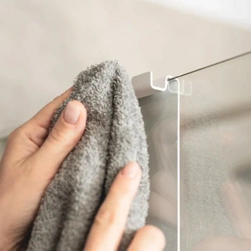 Двухъярусная полка MyOry Shower Two для душевой кабины | С крючками для полотенец