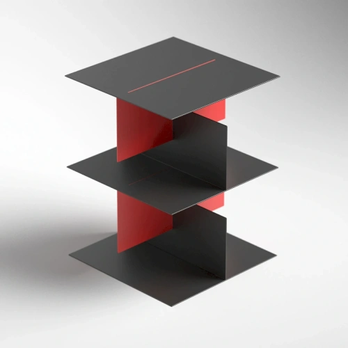 Журнальный стол-этажерка MyOry Build металлический дизайнерский