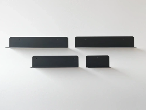 Набор минималистичных полок MyOry Thin из гнутого металла. Для спальни, ванной, кухни, гостиной