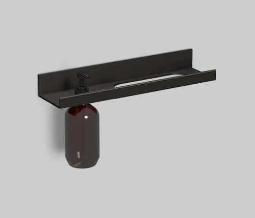 Металлическая полка MyOry Towel&Soap | С держателем для дозаторов