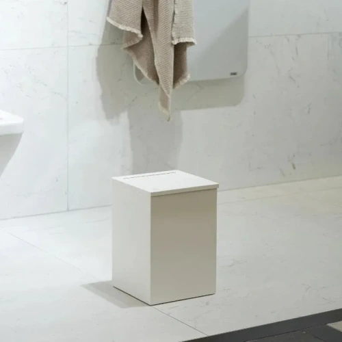 MyOry TrashBox Three, металлическое мусорное ведро с крышкой 30×20×20 см