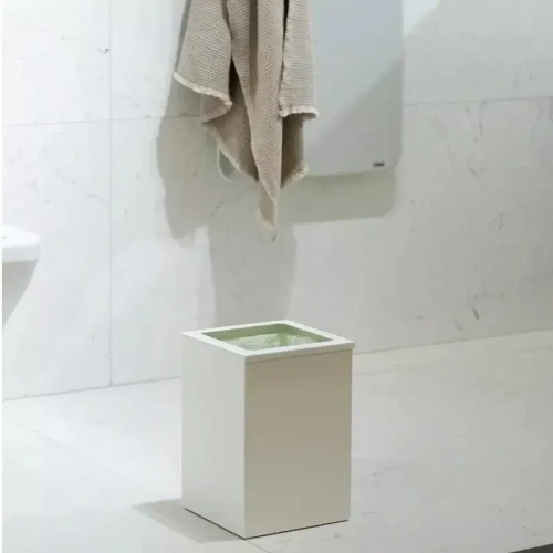 Стильное металлическое ведро для мусора MyOry TrashBox Four. Размер 30×20×20 см. Для кухни и ванной комнаты