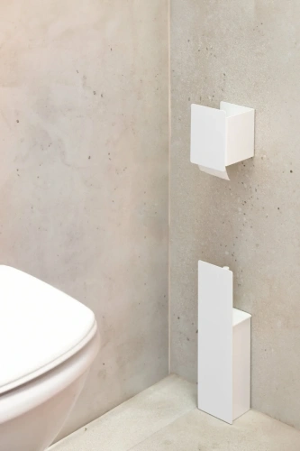 Белый комплект аксессуары для туалета: держатель для ершика и держатель для туалетной бумаги MyOry