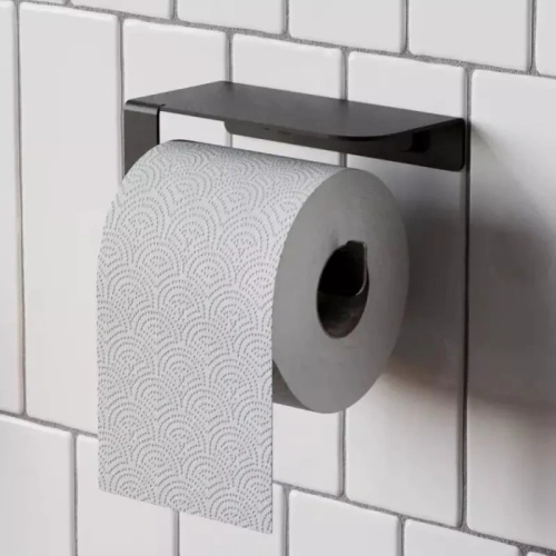 Держатель для туалетной бумаги MyOry Gleam Two | Компактный 14×7×7 см | Для ванной и туалета