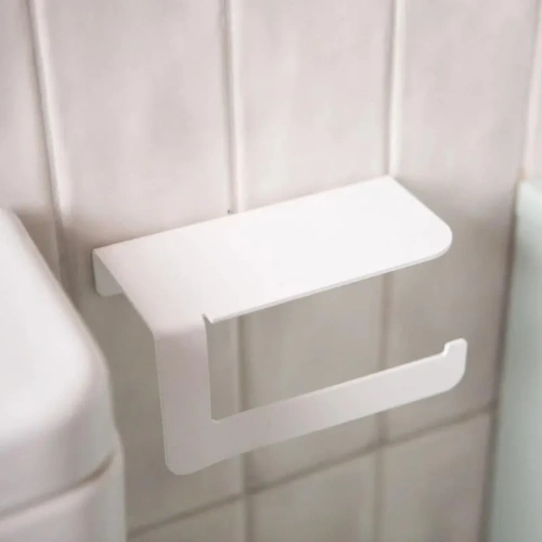 Держатель для туалетной бумаги MyOry Gleam Two | С полочкой 