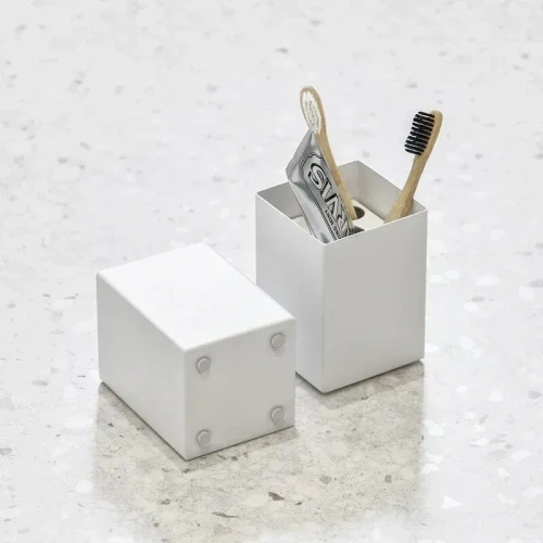 Органайзер MyOry Cup Three для зубных щёток | Аксессуар для ванной | Размер 11×7×7 см |