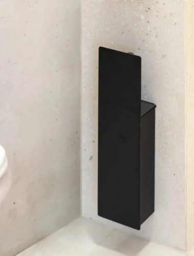 подвесной держатель для ёршика MyOry BrushRound с защитной стенкой 40×9×8.5 см