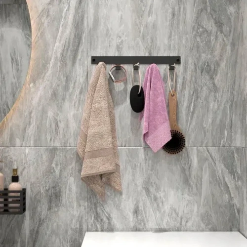 Металлическая вешалка для полотенец MyOry Venture в дизайне ванной комнаты