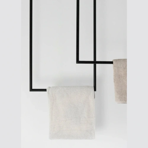 Металлическая вешалка для полотенец MyOry TowelRail с полотенцами