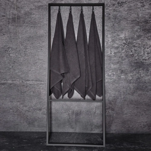 Приставная вешалка MyOry Qad с крючками | 60×160×2 см | Для прихожей и бани