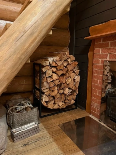 Металлическая дровница для дома MyOry Ambi  для хранения дров 