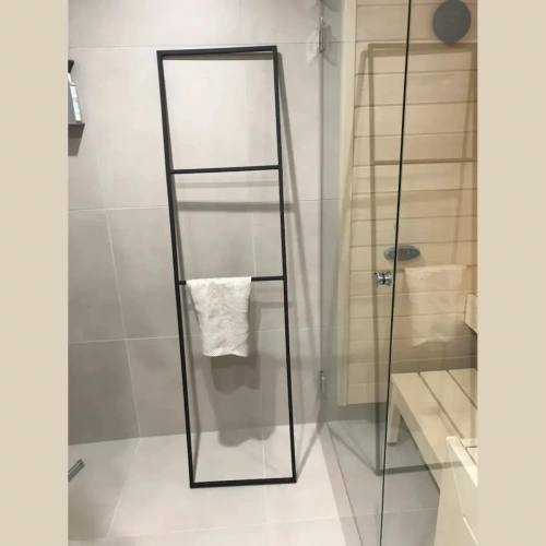 Приставной каркас-стеллаж для полотенец MyOry Towel | 45×175×2 см | Для ванной и бани