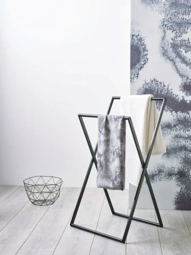 Раскладной каркас для полотенец MyOry Xstyle | 65×15×80 см | X-образная конструкция | Для сушки белья