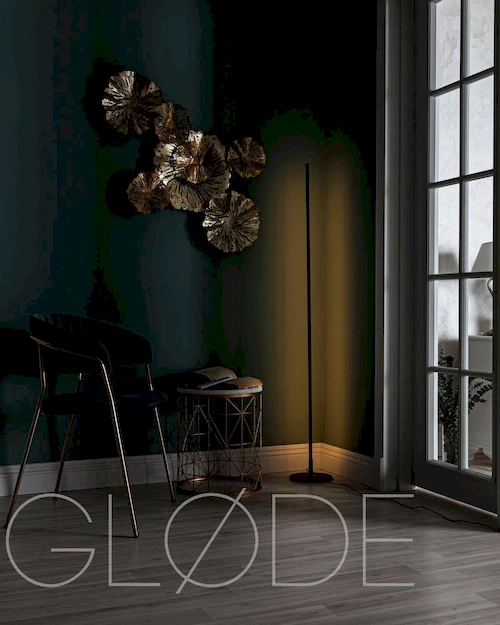 LED торшер SimpLumen с переключением от холодного белого до теплого желтого света