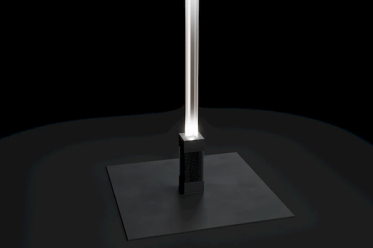 Устойчивое матовое основание и световой стержень LED торшера LightSabre