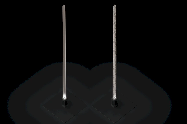 Заказанный у нас эксклюзивный торшер черный - 140 см - матовое стекло с трещинами "Lightsabre -" позволит добавить изюминку в интерьер помещения, создать атмосферу свежести и домашнего уюта. Каталог мебели из России - AdtPro. Id-1