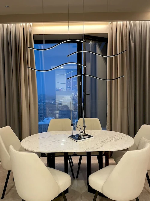 Изготовленная нами мебель на заказ - потолочные светильники. люстра wave производство glode "Lamp" несомненно станет предметом интерьера, на который невозможно будет не обратить внимание. Каталог мебели из России - AdtPro. Id-2