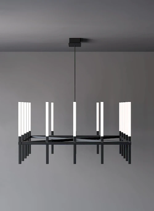 Ваш интерьер украсит оригинальный потолочные светильники. люстра производство glode "Acrilfork three".  Каталог мебели из России - AdtPro. Id-3