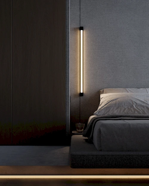 Изготовленная нами мебель на заказ - бра. настенный светильник черный - 80 см производство glode "Acril linebra -" несомненно станет предметом интерьера, на который невозможно будет не обратить внимание. Каталог мебели из России - AdtPro. Id-1