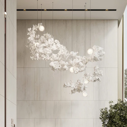 Люстры. потолочные светильникиподвесная композиция производство glode "Popcorn" идеальное решение для тех, кто хочет привнести особый шарм в свой интерьер. Каталог мебели из России - AdtPro. Id-1