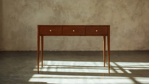 Консоль из массива дуба с тремя выдвижными ящиками Citizen 120см