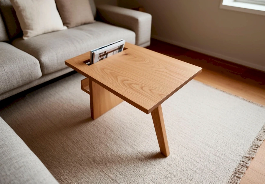 Ручная работа и качественная сборка журнального столика из массива