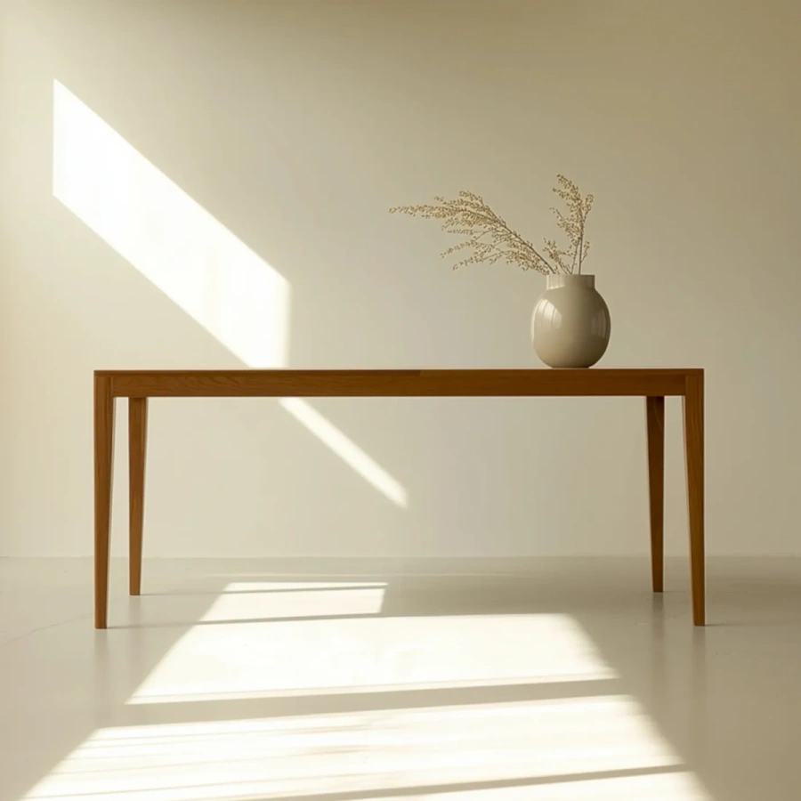 Универсальный минималистичный дизайн стола Cosmo для стилей Japandi, скандинавского