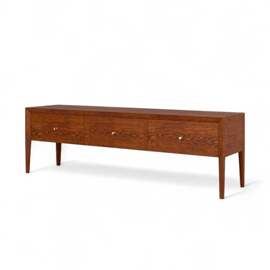 Тумба под телевизор Aloe с 3 ящиками в стиле Mid-century 
