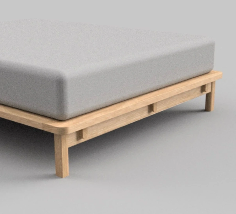 Ортопедическое реечное дно кровати из березовой фанеры сорта ФК крупным планом