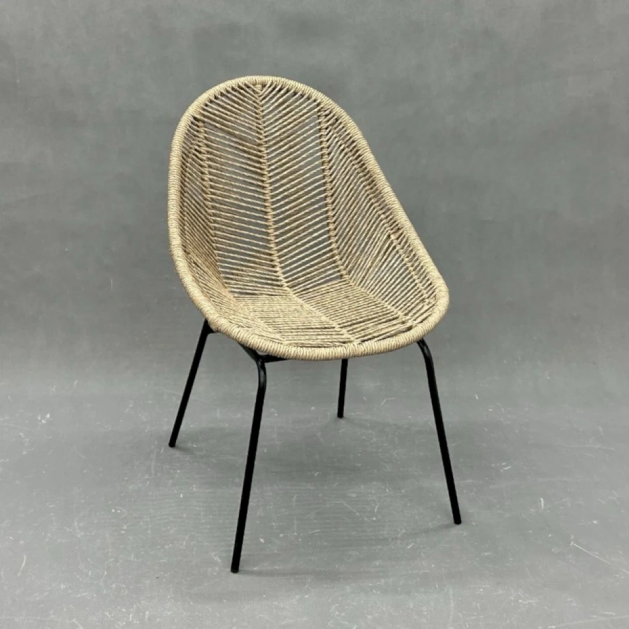 Кресло садовое плетеное Моро из искусственного ротанга, общий вид