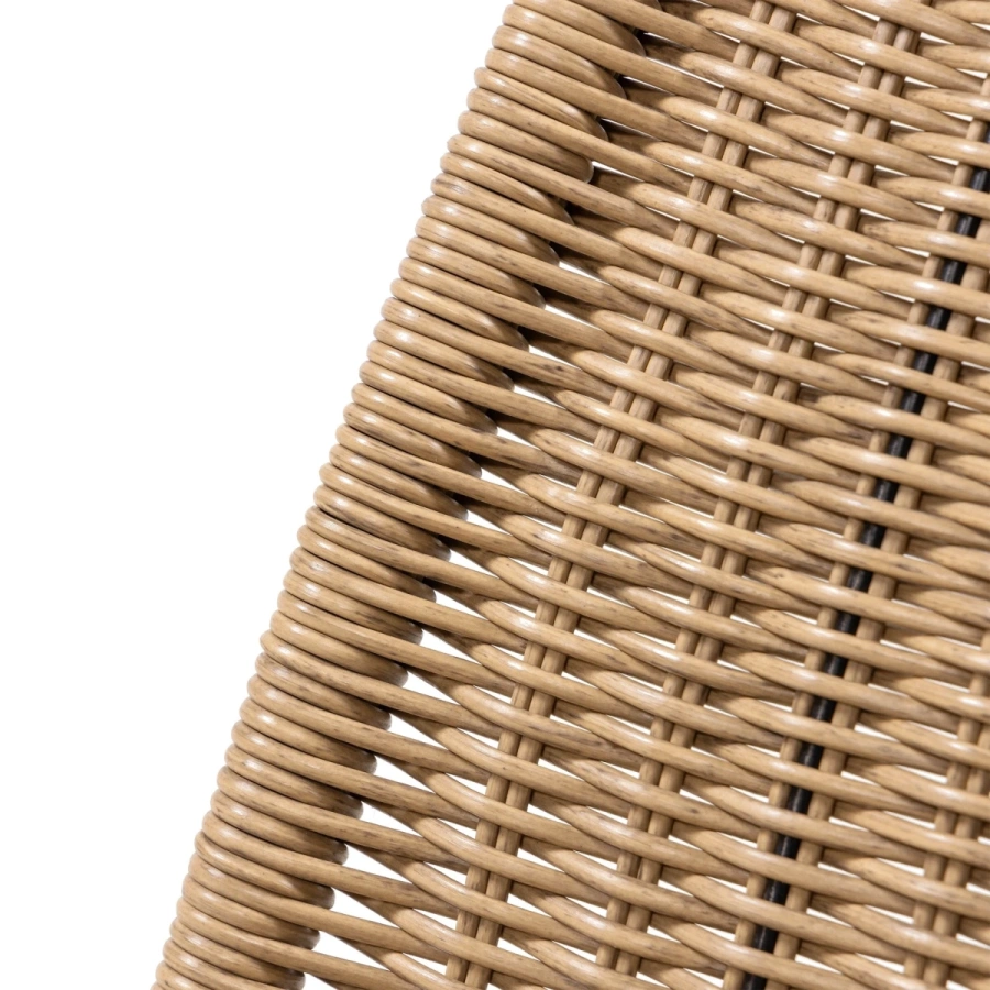 Плетёный штабелируемый стул Рест фактура искусственного ротанга Плетёный штабелируемый стул Рест фактура искусственного ротанга