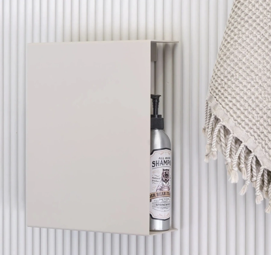 Металлическая полка MyOry Solly | Двухуровневая полка для ванной и кухни