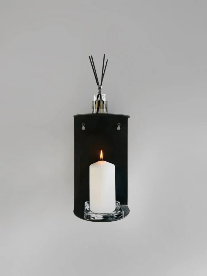 MyOry Lum | Двухуровневая полка 15×25×10 см | Для спальни, ванной, кухни