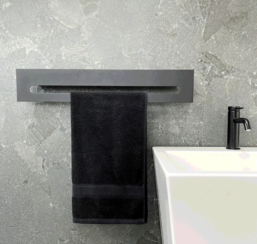 Металлическая полка MyOry Towel Civet  С вырезом для полотенца | Для ванной и кухни