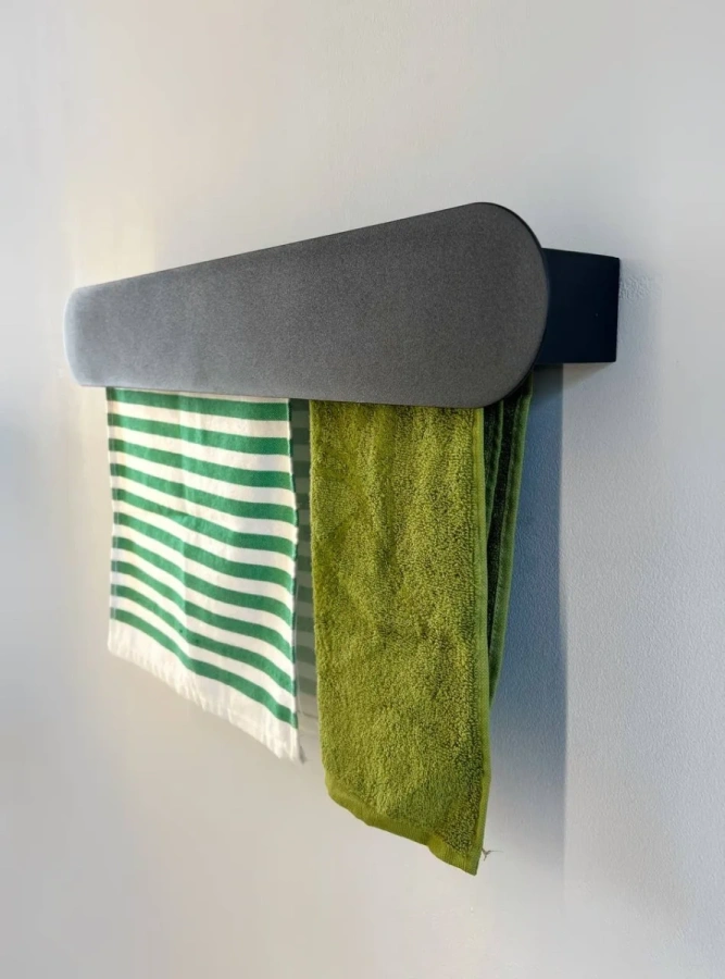 Металлическая полка MyOry TowelKing Round | Вешалка для полотенец