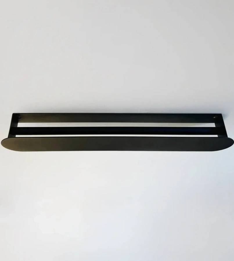 Полка-вешалка из металла MyOry TowelKing Round с полукруглыми бортиками 